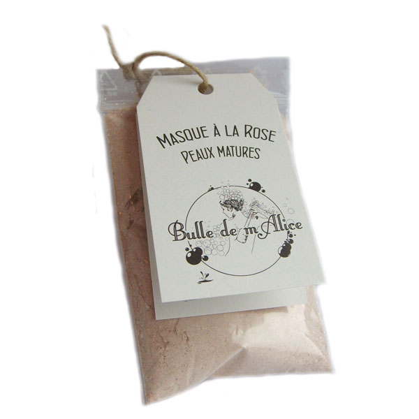unidose de masque à la rose pour peaux matures