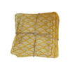 lot de lingettes en coton jaunes
