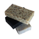 Lot de 3 savons exfoliants ou purifiants