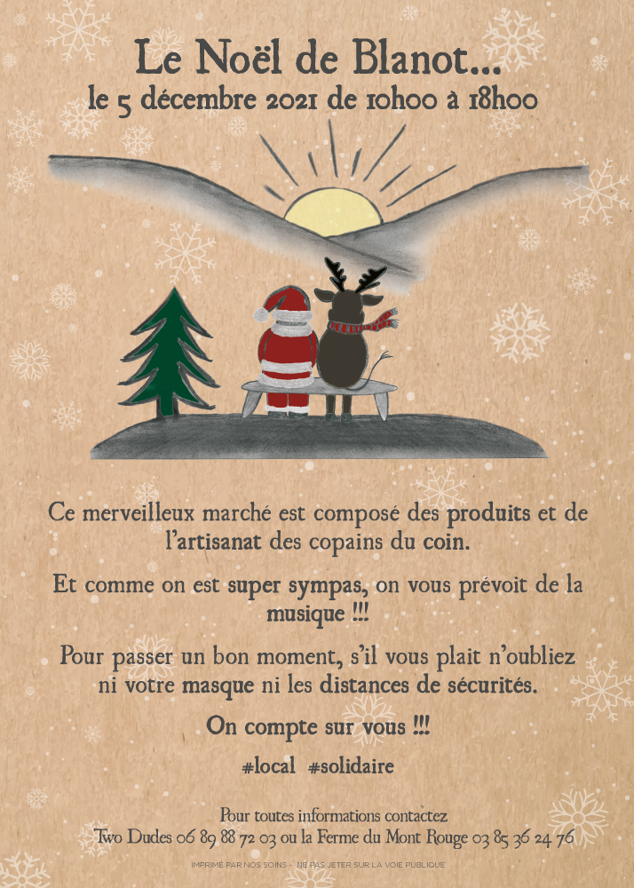 Lire la suite à propos de l’article Présence de la savonnerie bulle de m&rsquo;Alice sur le marché de Noël de Blanot le 05/12/2021
