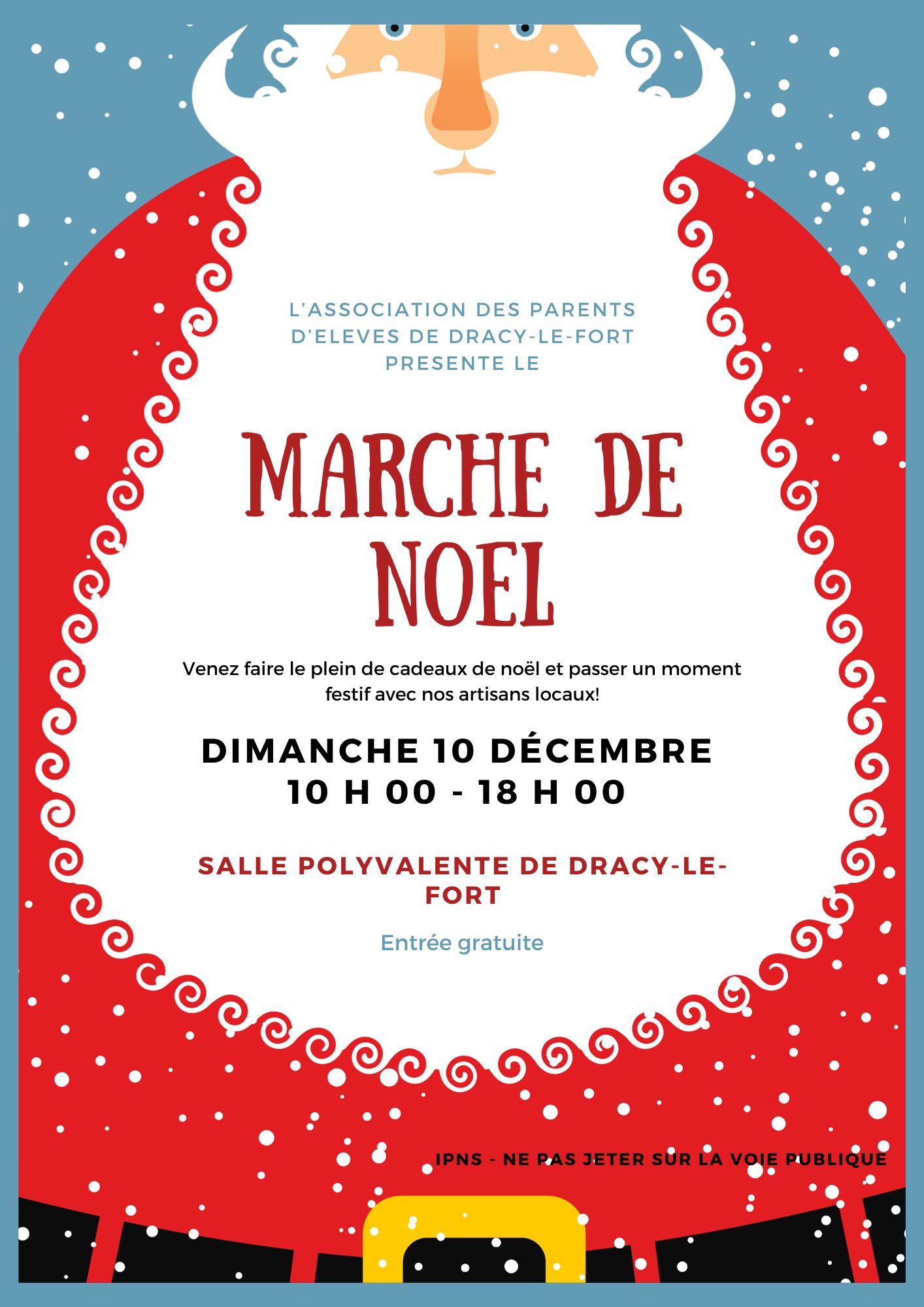 Lire la suite à propos de l’article Marché de Noël de Dracy le fort le 10 décembre 2023