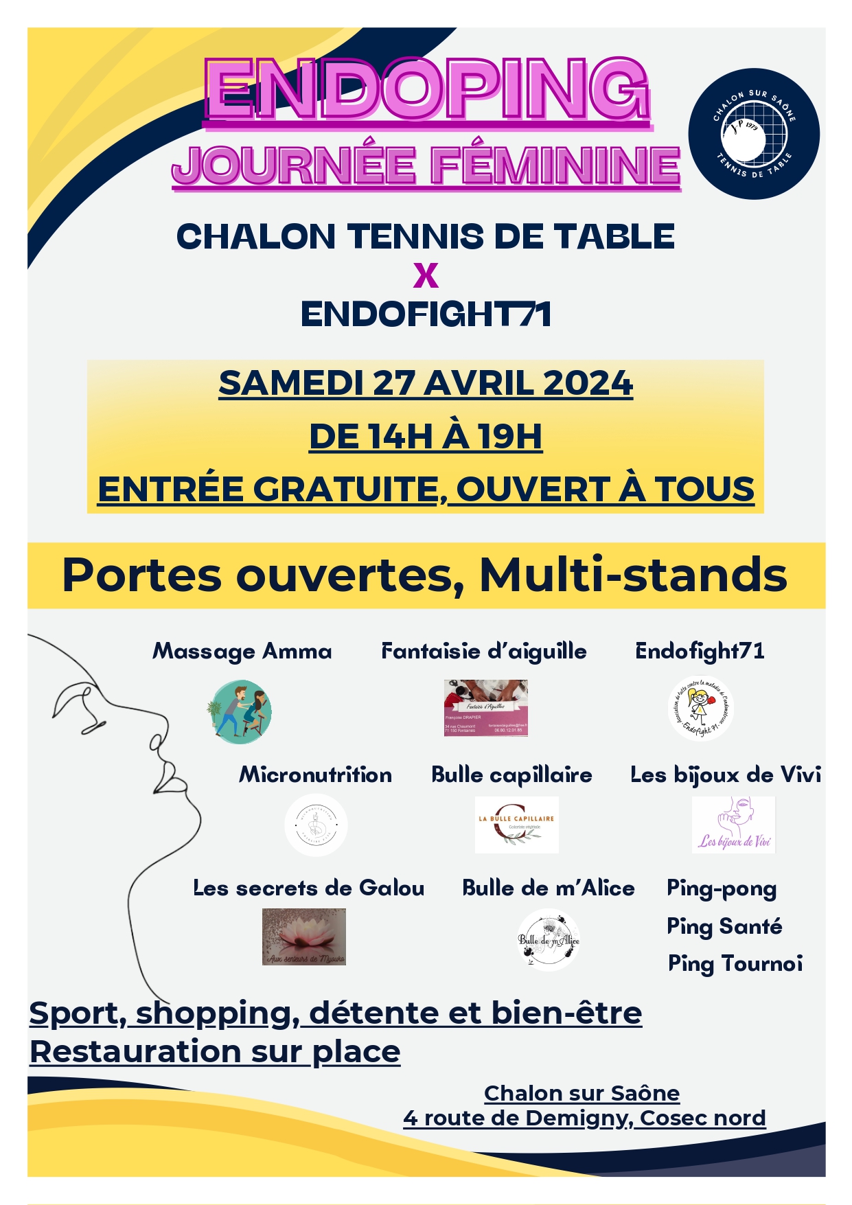 Lire la suite à propos de l’article Présence de la savonnerie Bulle de m&rsquo;Alice à ENDOPING le 27 avril à Chalon (71100)