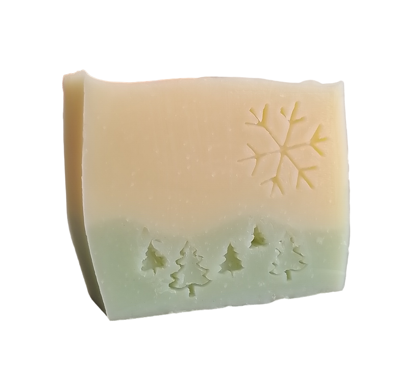 savon sapins de Noël (édition spéciale du savon Oxygène)