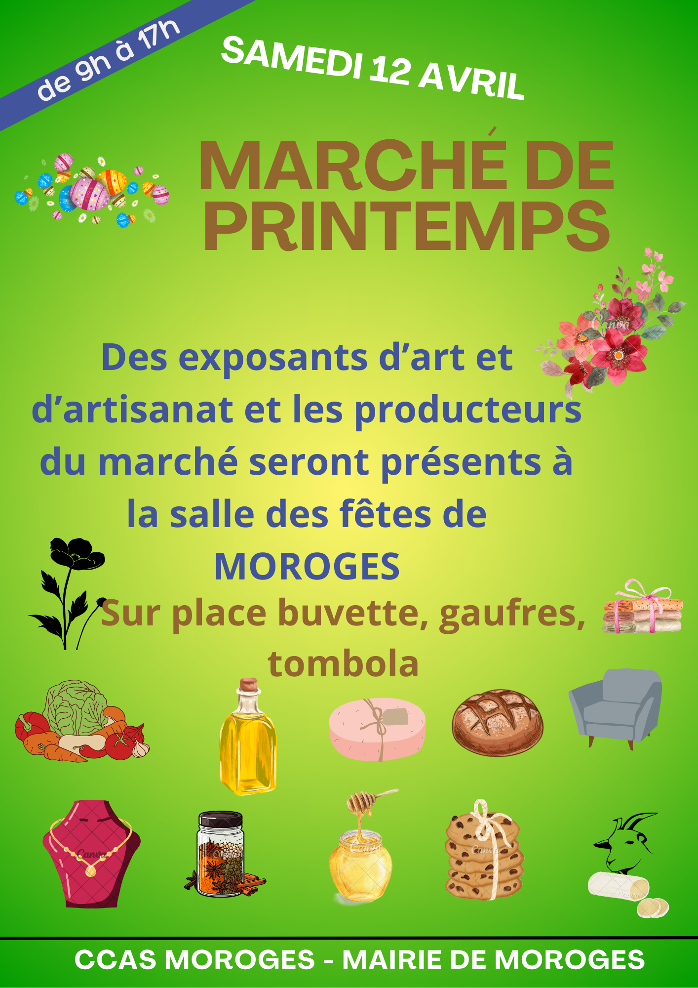 Lire la suite à propos de l’article Marché de printemps de 12 avril à Moroges