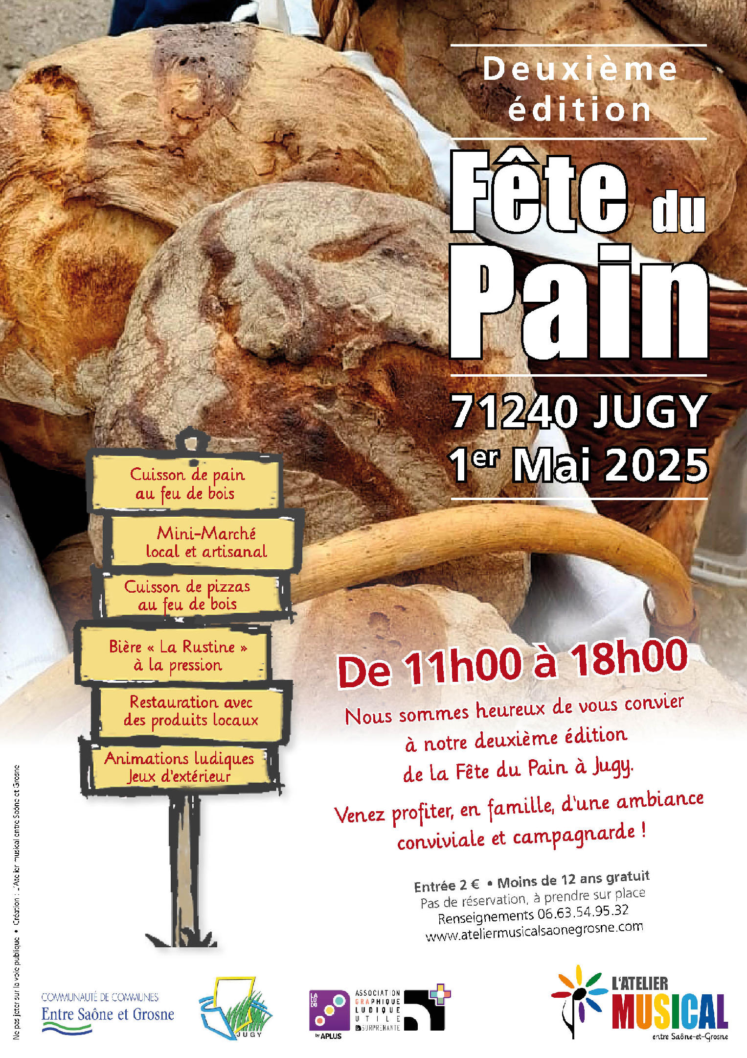 Lire la suite à propos de l’article Deuxième édition de la fête du pain à Jugy le 1er mai 2025