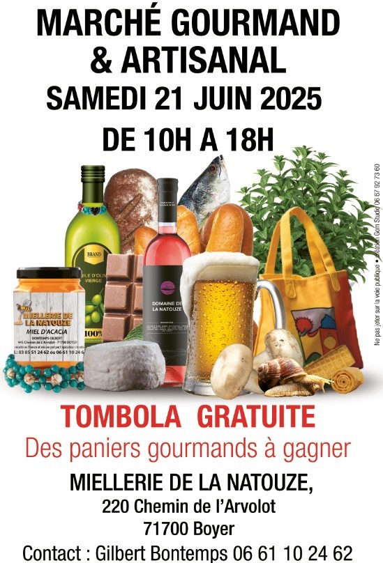 Lire la suite à propos de l’article Portes ouvertes de la miellerie de la Natouze le 21 juin 2025