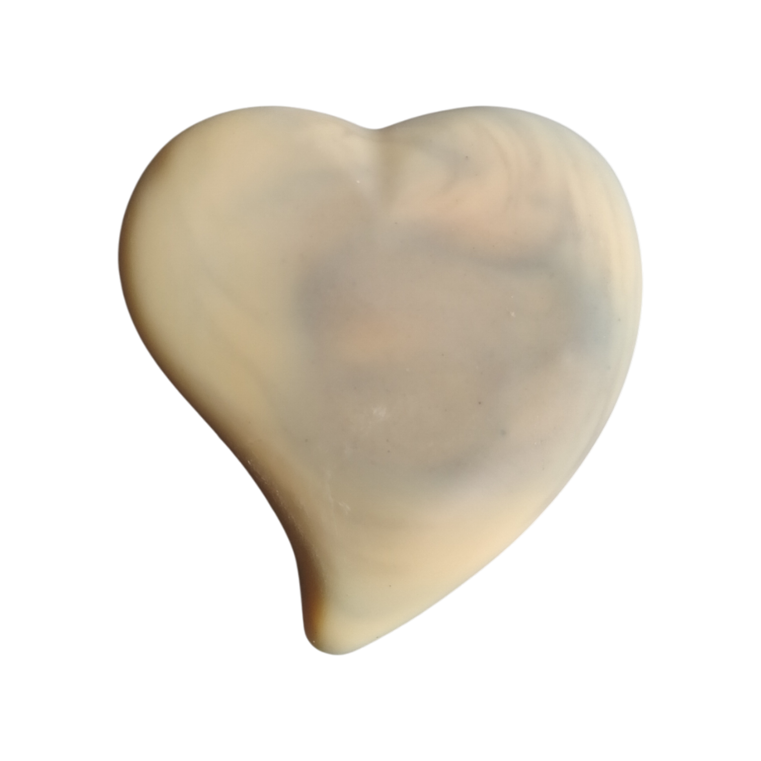 savon en forme de cœur au lait d'ânesse