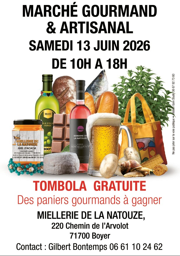 Lire la suite à propos de l’article Portes ouvertes à la miellerie de la Natouze à Boyer le 13 juin 2026